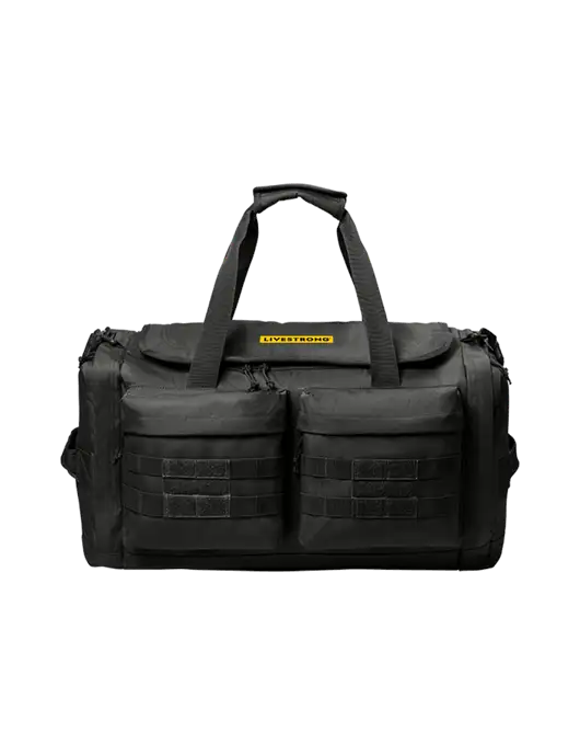 CornerStone Black Tactical Duffel w/LIVESTRONG Logo