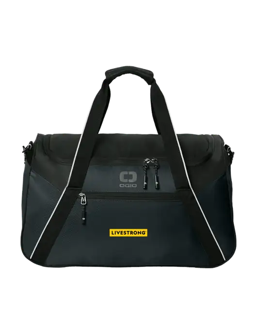 OGIO Black Inception Duffel w/LIVESTRONG Logo