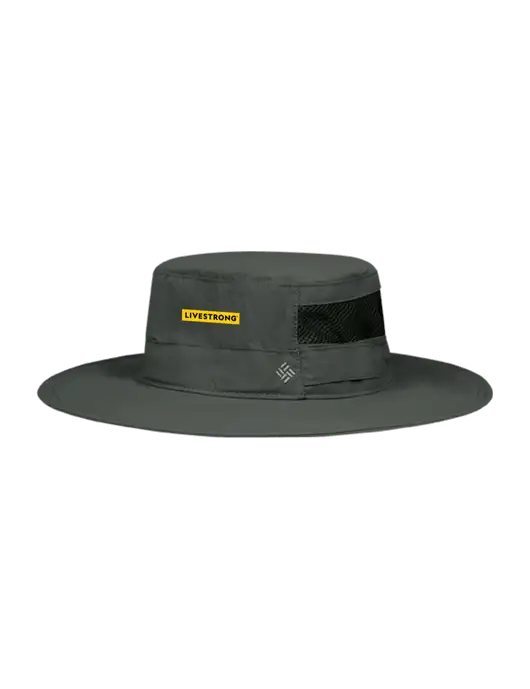 Columbia Dark Grey Bora Bora Booney  Hat w/LIVESTRONG Logo