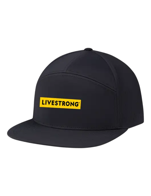 Richardson Black Cannon Cap w/LIVESTRONG Logo
