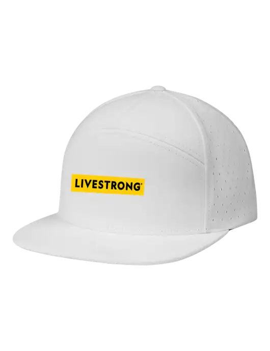 Richardson White Cannon Cap w/LIVESTRONG Logo