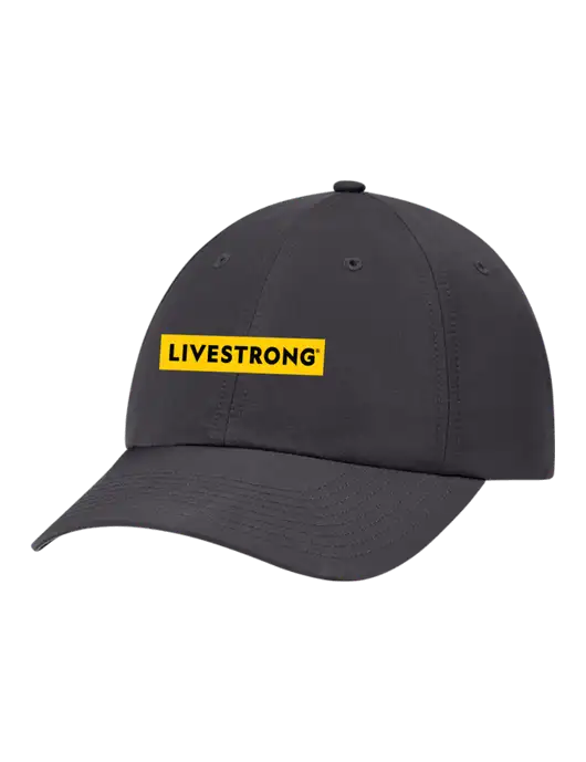 Richardson Relaxed Performance Lite Dark Grey Cap w/LIVESTRONG Logo