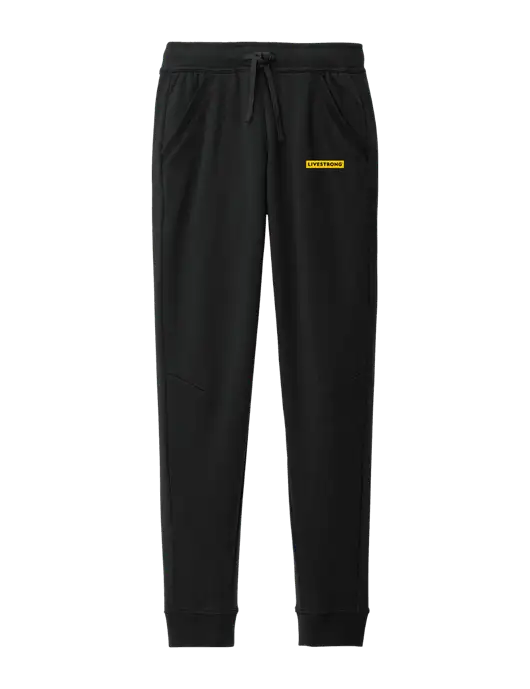 Modern Black Fleece Jogger w/LIVESTRONG Logo