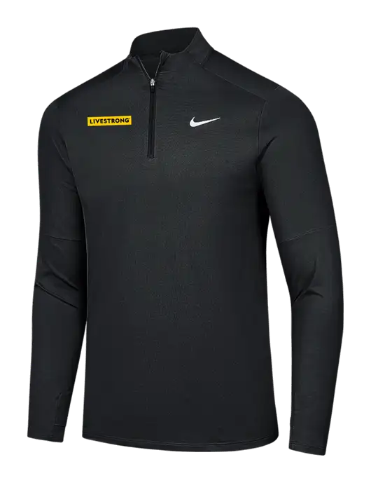 Nike Black Dri-FIT Element 1/2-Zip Pullover w/LIVESTRONG Logo