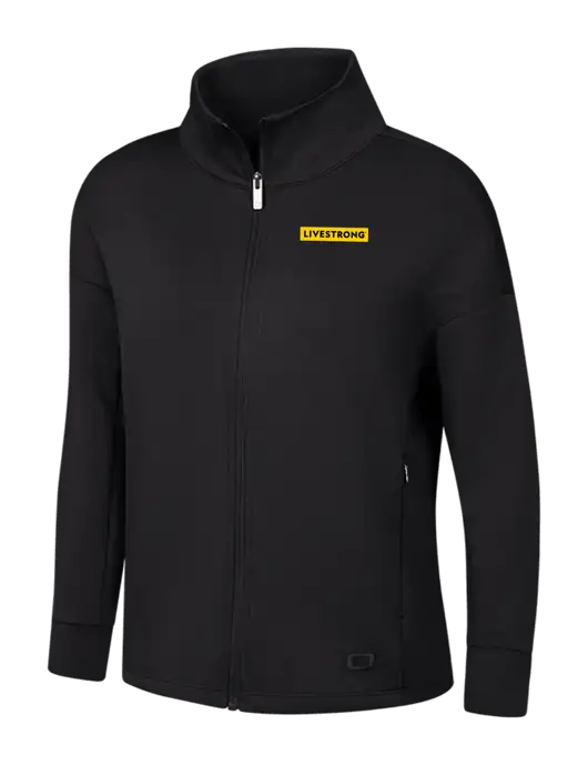 OGIO Womens Black Transcend Full-Zip w/LIVESTRONG Logo