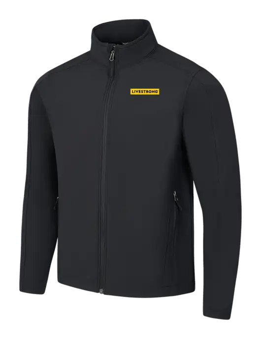 Black Core Soft Shell Jacket w/LIVESTRONG Logo