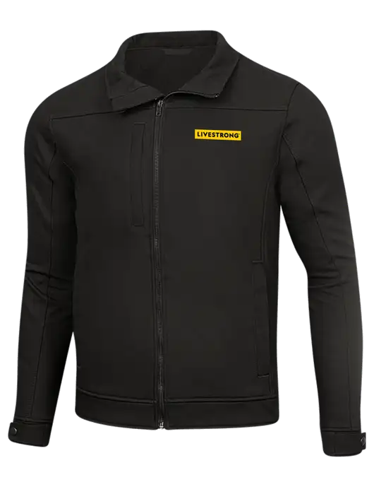 Cornerstone Black Duck Bonded Soft Shell Jacket w/LIVESTRONG Logo
