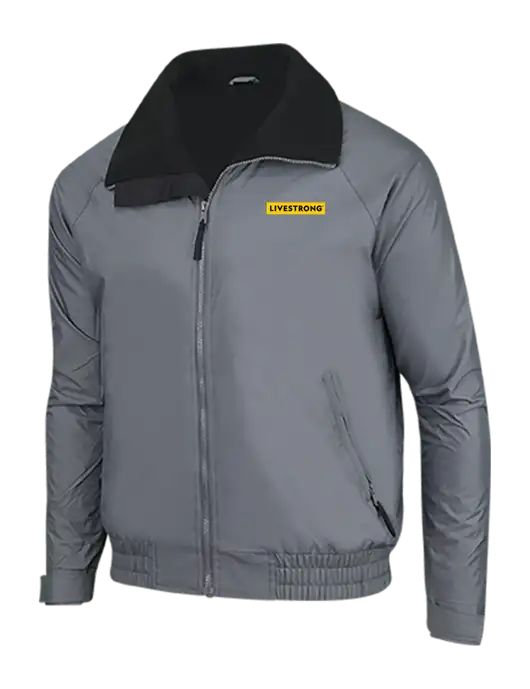 Dark Grey/Black Classic Competitor Jacket w/LIVESTRONG Logo