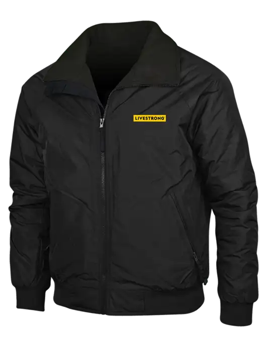 True Black/True Black Classic Challenger Jacket w/LIVESTRONG Logo