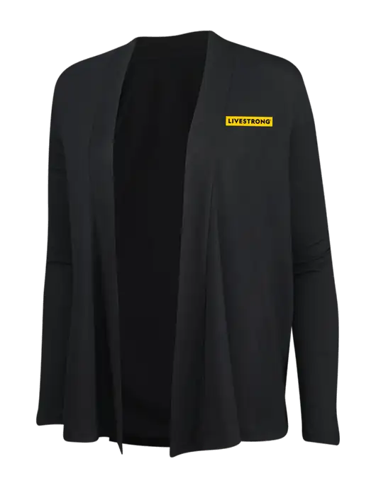 Black Womens Concept Cardigan w/LIVESTRONG Logo
