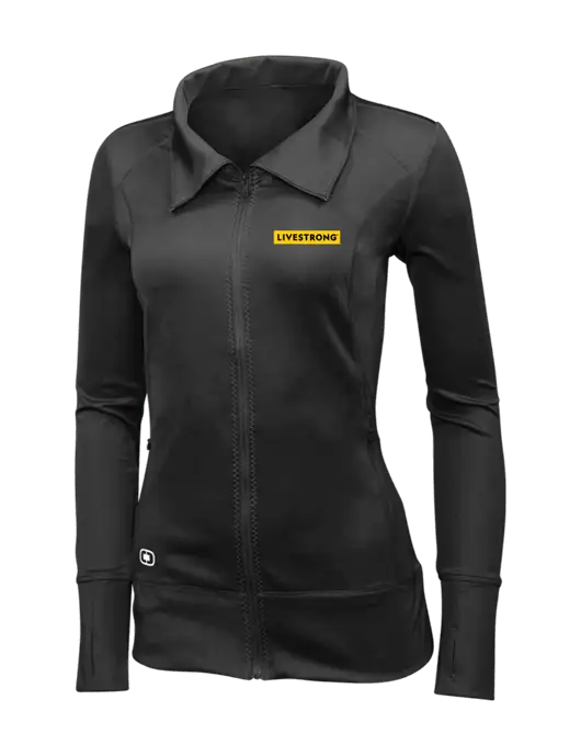 OGIO Blacktop Womens Endurance Fulcrum Full-Zip w/LIVESTRONG Logo