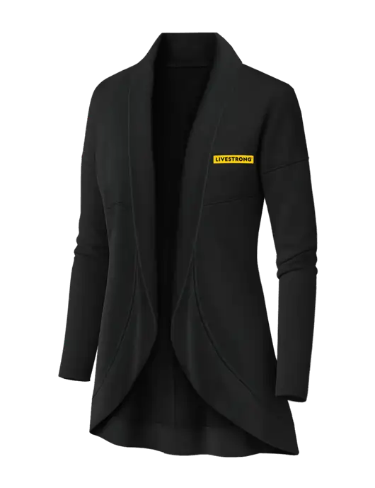 OGIO Blacktop Womens Luuma Cocoon Fleece w/LIVESTRONG Logo