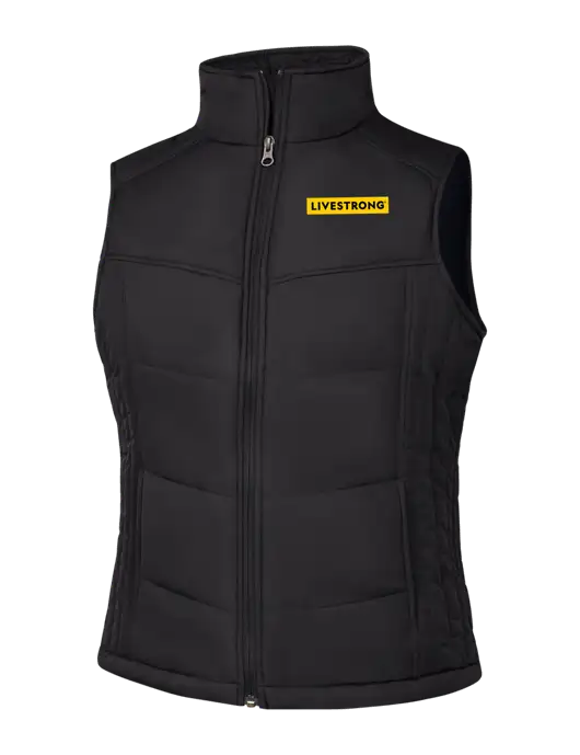 Womens Black/Black Vest w/LIVESTRONG Logo