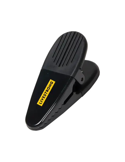 Magnetic Black Power Clip w/LIVESTRONG Logo