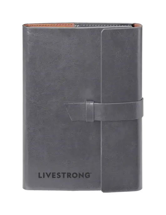Fabrizio Grey 6.875 x 9.56 Portfolio w/LIVESTRONG Logo