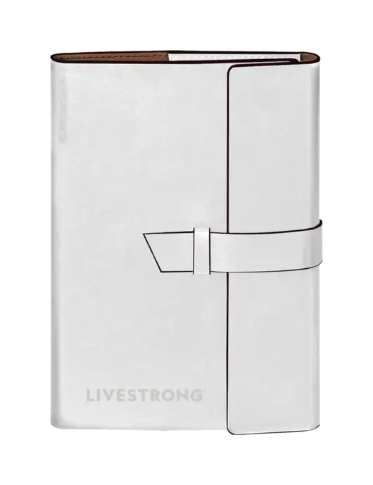Fabrizio White 6.875 x 9.56 Portfolio w/LIVESTRONG Logo