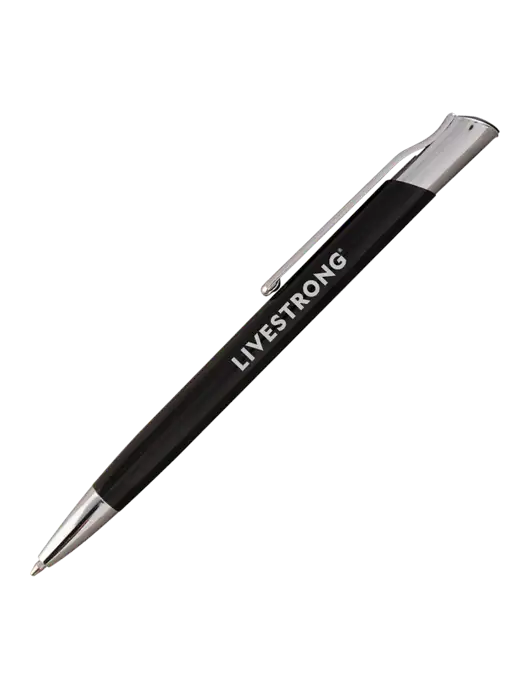 San Malo Black Pen - Black Ink w/LIVESTRONG Logo